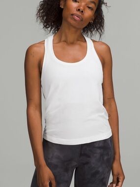 lululemon athletica Swiftly Tech Racerback Tank Top 2.0, waist length - white